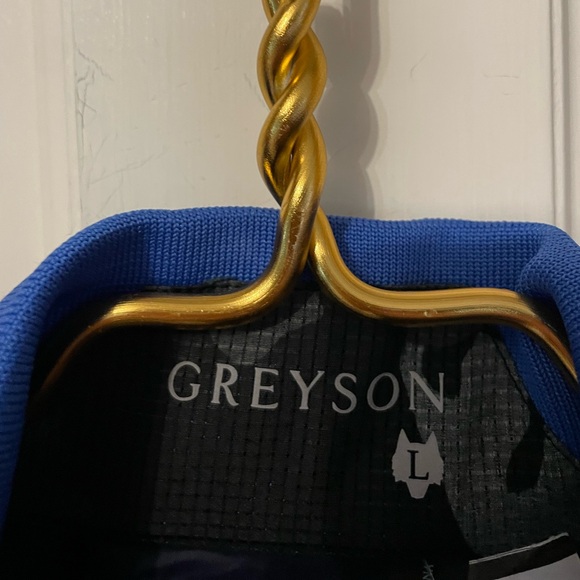 Greyson Trailwolf Lightweight Windproof Golf Jacket Mens Large. Maltese Blue - Picture 4 of 8